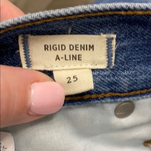 Madewell Blue A-Line Denim Skirt - Picture 8 of 10